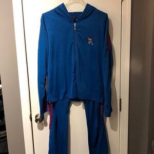 KU leisure wear set w/hoodie size XL